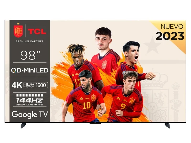 TV MiniLed TCL 98C805 4K QLED + Google TV