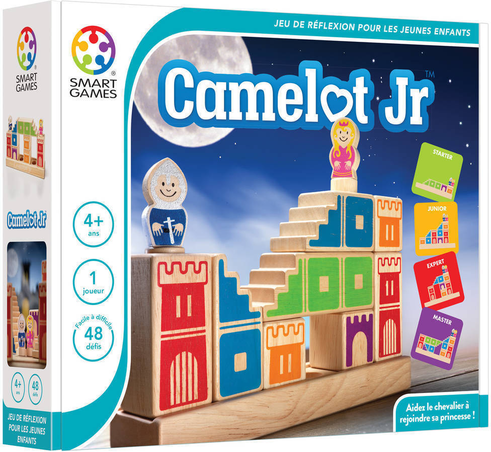 Smartgames Camelot Jr. child niñoniña juegos educativos multicolor 4 años 9 48