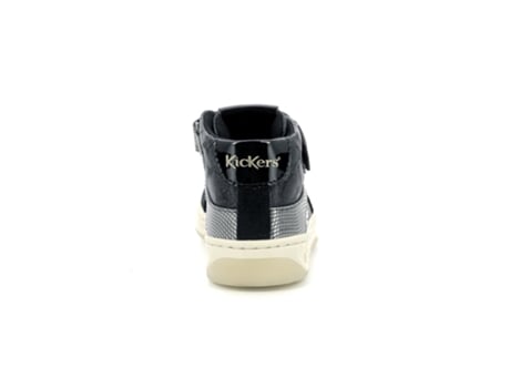 Zapatillas de Bebé Niña KICKERS Kickalien Piel Negro (22)