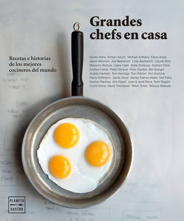 Libro Grandes Chefs en casa autores español recetas historias los mejores cocineros del mundo tapa dura