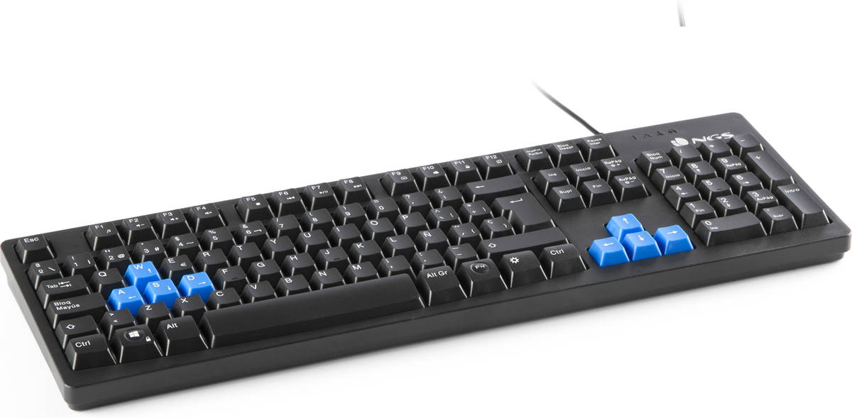 Teclado Gaming NGS GKX-300 (Membrana - Español - Negro)