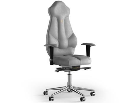 Silla de Escritorio Ergonomica KULIK SYSTEM Tejido Imperial (Antara - Silver -130x50x50cm)