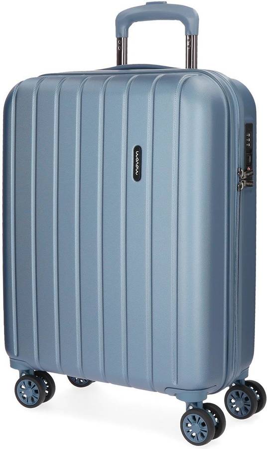 Maleta de Viaje MOVOM Wood (Cabina - 38 L - Azul)