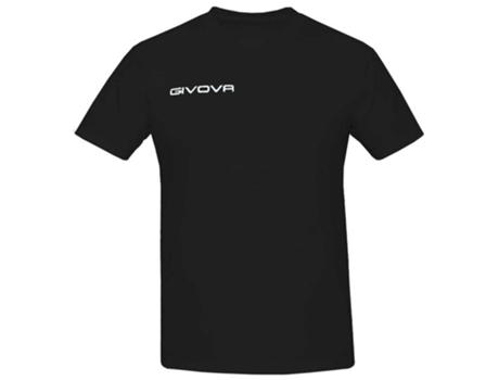 Camiseta de Hombre para Fútbol GIVOVA Fresh Algodón Negro (3XS años)