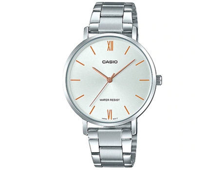 Reloj CASIO Mujer (Metal - Plateado)