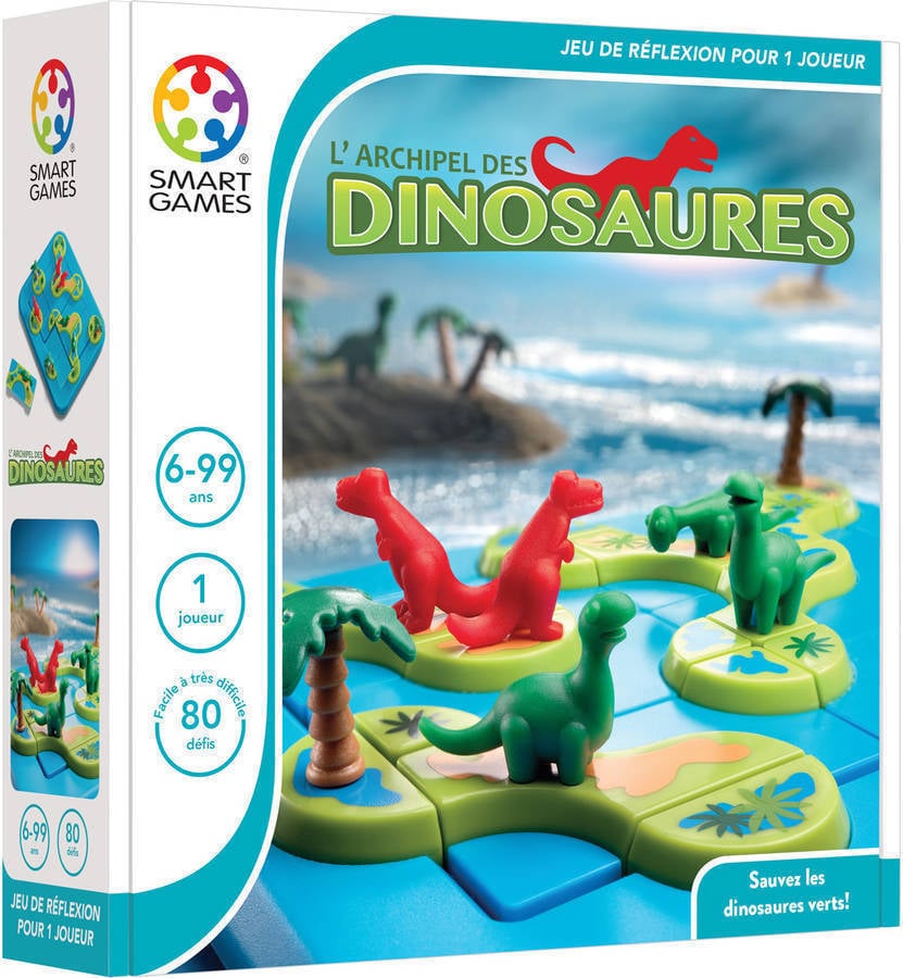 Smartgames – Sg 282 fr los dinosaurios juego para niños juguete educativo larchipel