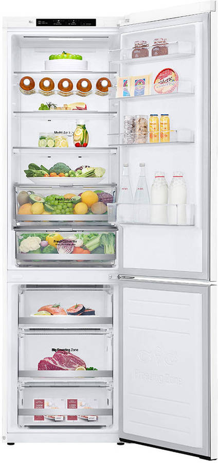 Frigorífico Combi LG GBB72SWEFN (No Frost - 203 cm - 384 L - Blanco)