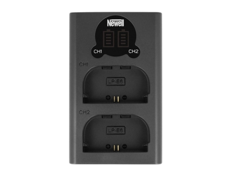 NEWELL Cargador Doble DL-USB de Baterías LP-E6