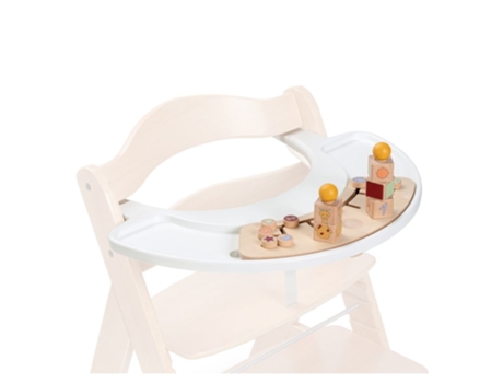 Clasificador De Formas De Madera Con Bandeja Alpha Play Sorting Set Giraffe White De Huack Para Alpha HAUCK