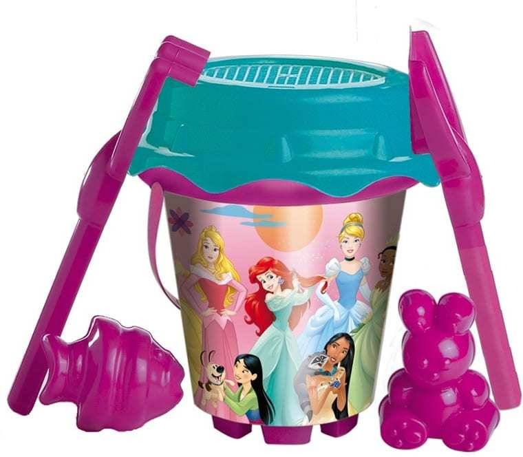 Los Increíblesmd311040 Disney princess cubo castillo pala rastrillo cedazo y moldes multicolor mondo toys md311040 conjunto de playa