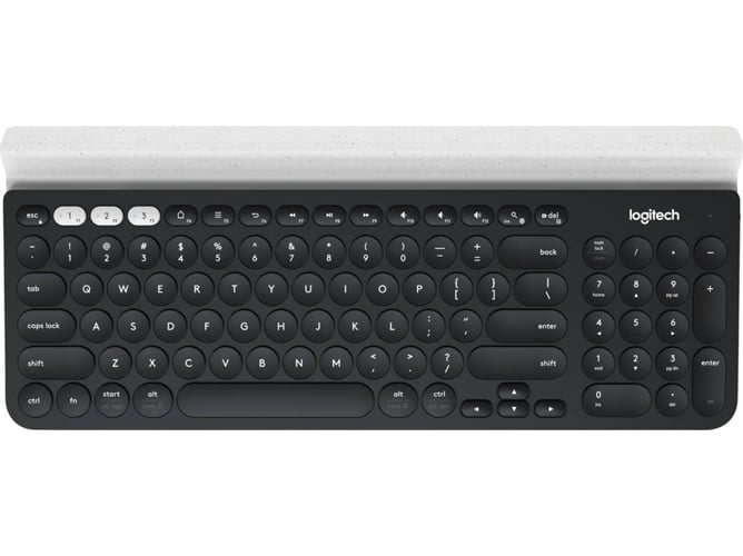 Teclado LOGITECH K780 (Inalámbrico - Layout US - Teclado Numérico)