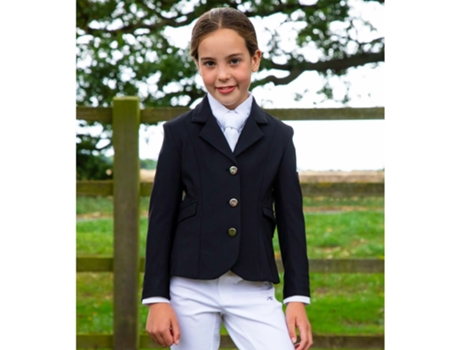 Chaqueta para Equitación PREMIER EQUINE (Niña - Negro - 9/10 Años)