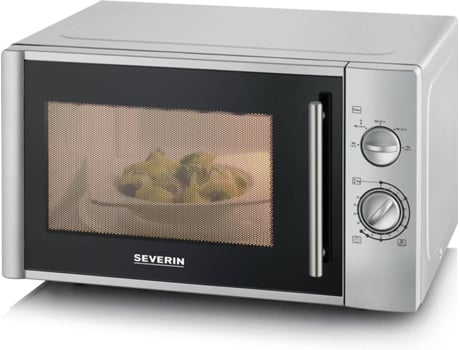 SEVERIN - Microondas con grill de 20 litros, microondas pequeño para  calentar, asar y gratinar, con rejilla de grill y plato  giratorio,35,2x45,2x26,2