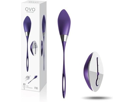 Dreamlove Ovo R6 huevo control remoto recargable morado 1