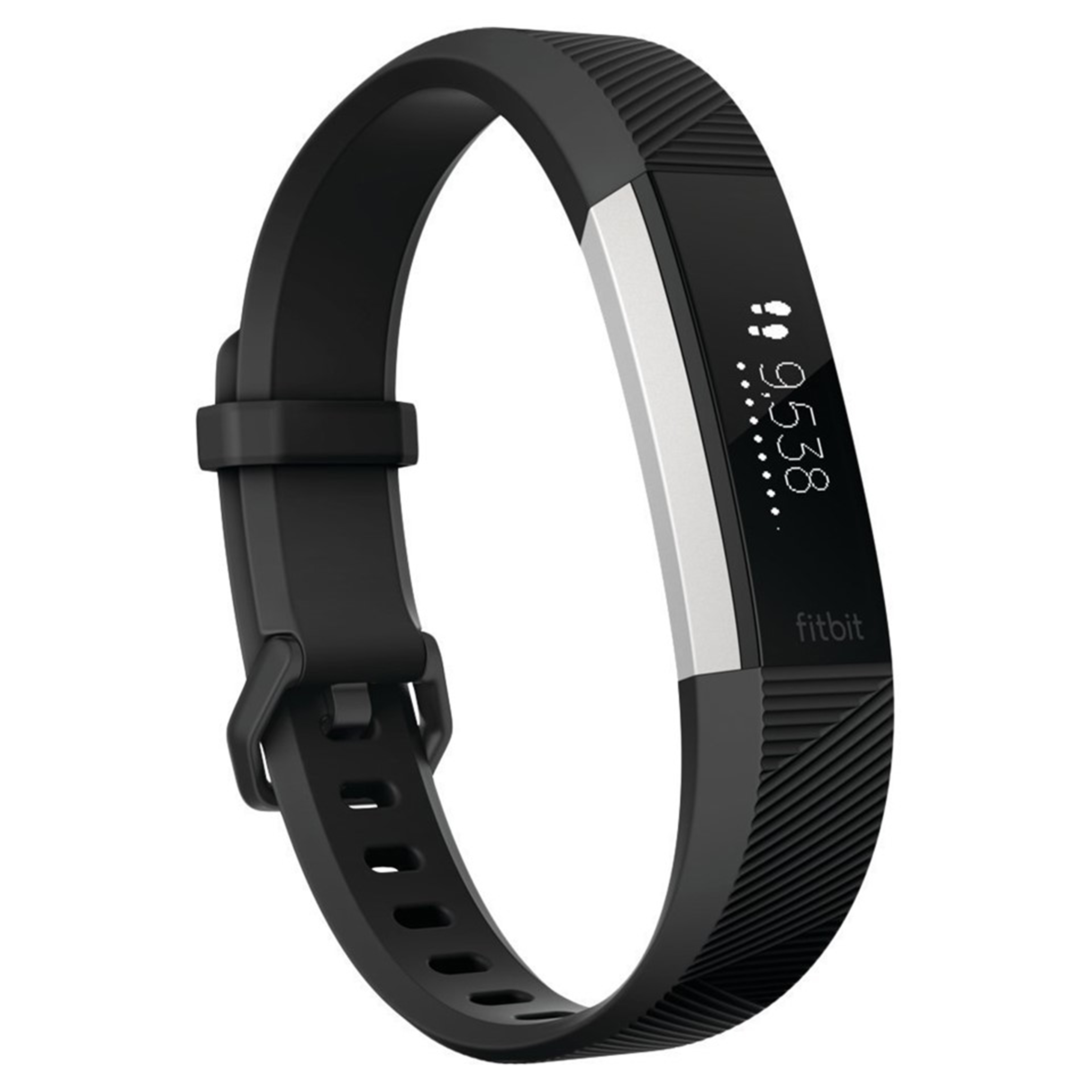 Pulsera de actividad FITBIT Alta HR L (Bluetooth - Hasta 7 días de autonomía - Resistente al agua - Negro)