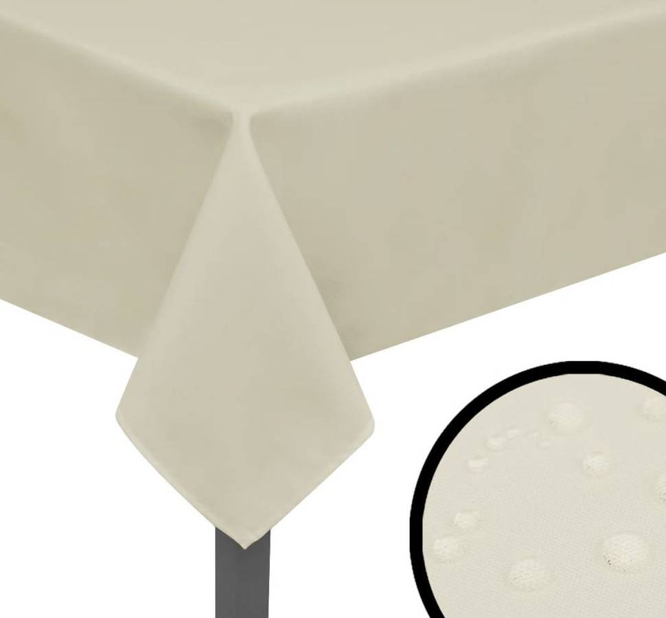 Marteles de Mesa VIDAXL 5 Uni. (Crema - 170x130 cm)