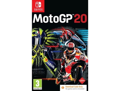 Código de descarga del juego Nintendo Switch Moto Gp 2020 en caja