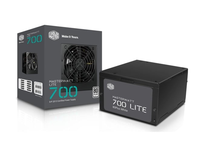 Cooler Masterwatt Lite 700w 80 plus fuente de alimentación 80+ unidad 700 20+4