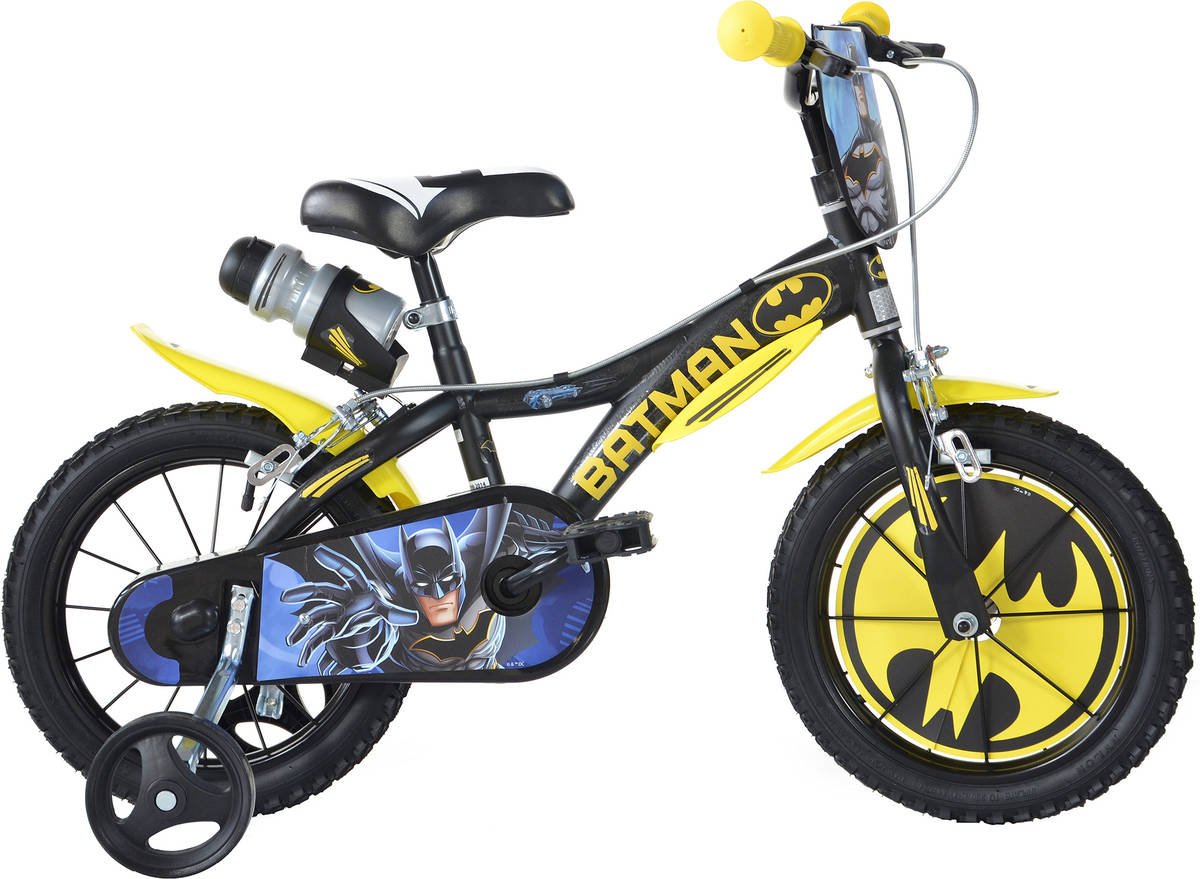 Bicicleta BATMAN Negro (Edad Minima: 4 años - 14")