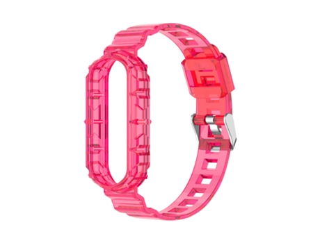 Brazalete Xiaomi Mi Band 6 / 5 Deportivo Silicona Antigolpes Correa 24cm Rosa AVIZAR