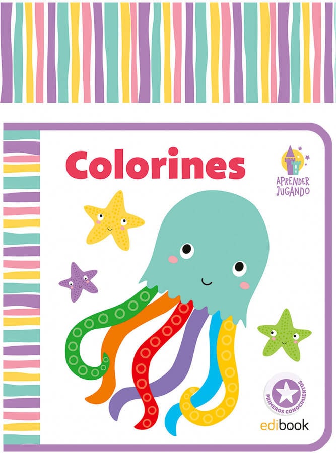 Libro Aprender Jugando - Libro Cartón Y Eva - Colorines de Vários Autores (Español)