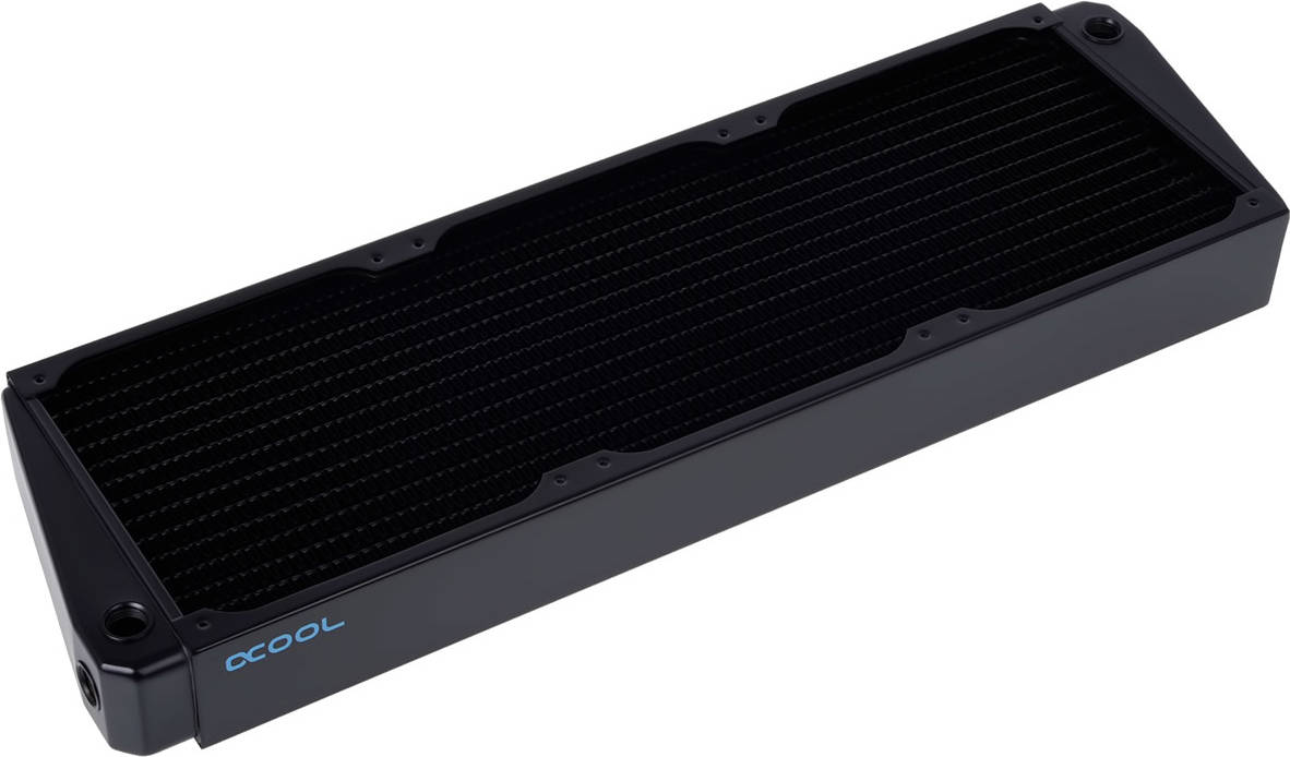 Alphacool Radiador Nexxxos xt45 full copper xflow 420mm negro