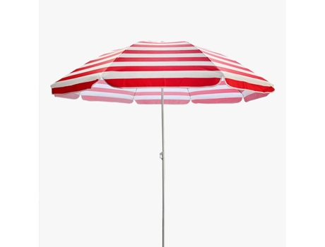 PLAYA Sombrero para el sol Rojo y blanco D160cm VIVA