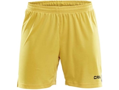 Pantalones para Mujer CRAFT Progress Contrast Amarillo para Fútbol (XS)