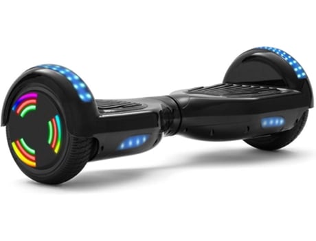 Hoverboard E-RIDES WF4 Negro (Autonomía: 30-60 min| Velocidad Máx: 12 km/h)