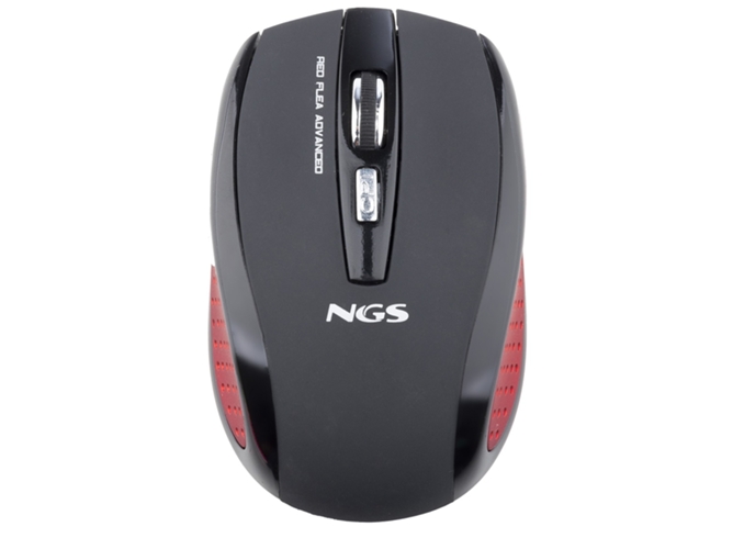 Ngs Flea Advanced 1600 dpi negro redfleaadvanced 8001600 2.4ghz nanousb usb para ordenador laptop con 5 y scroll 8001600dpi rojo 1600dpi raton inalambrico dpi6 botonesreceptor ambidiestro. color optico