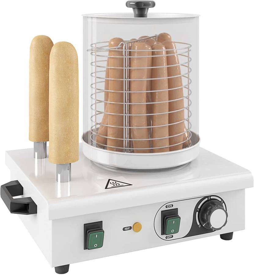 Calentador de Comida VIDAXL Perritos Calientes 500W