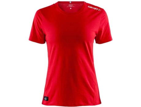 Camiseta de Mujer para Fitness CRAFT Community Mix Rojo (XS)