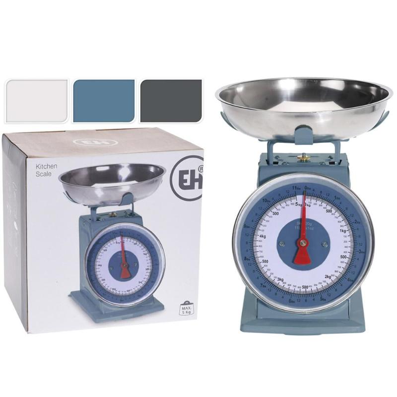 Balanza cocina mecanica 5 kg surtida