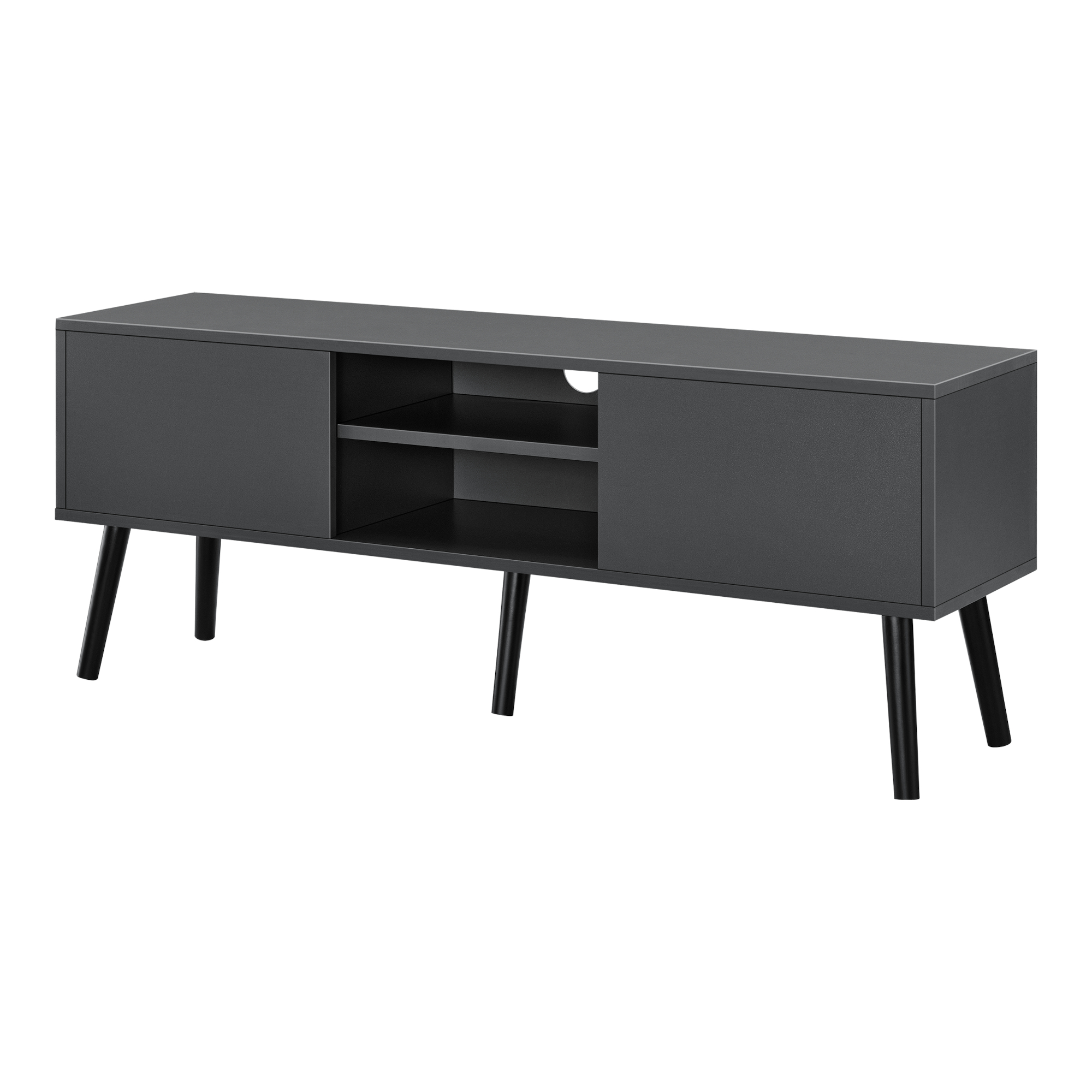 Mueble de TV [EN.CASA] (Aglomerado - Gris - 120 x 30 x 47 cm)