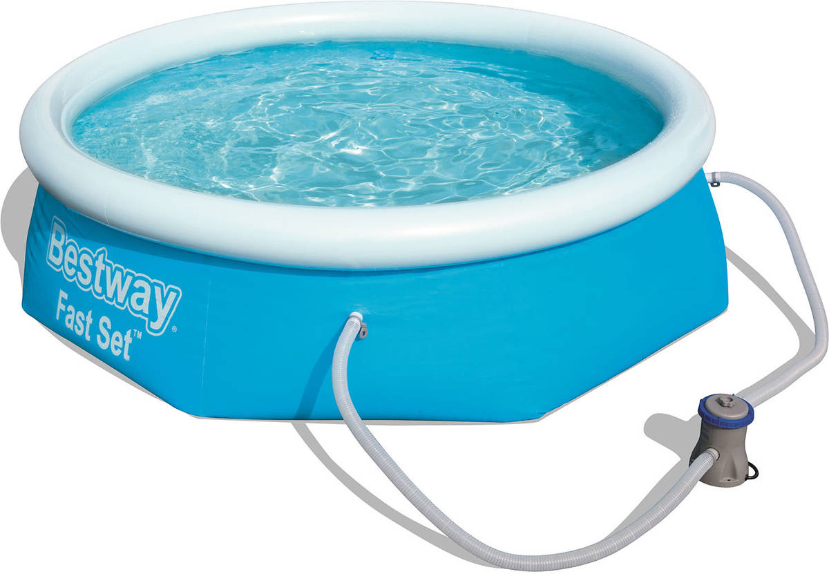 Piscina Hinchable BESTWAY Fast Set Azul (244x66cm)