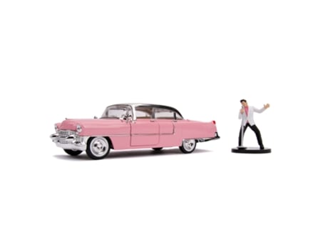 Jada Coche Coleccionismo escala 124 con figura 253255012 de cadillac fleetwood 1955 elvis 8