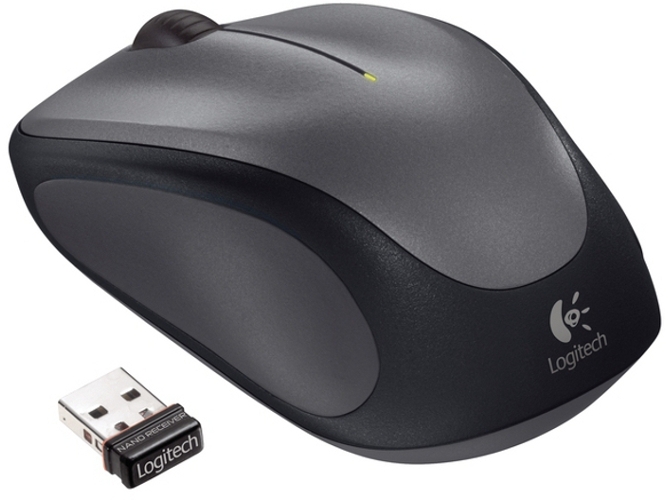 Ratón LOGITECH M235 (Inalámbrico - Óptico - Negro)