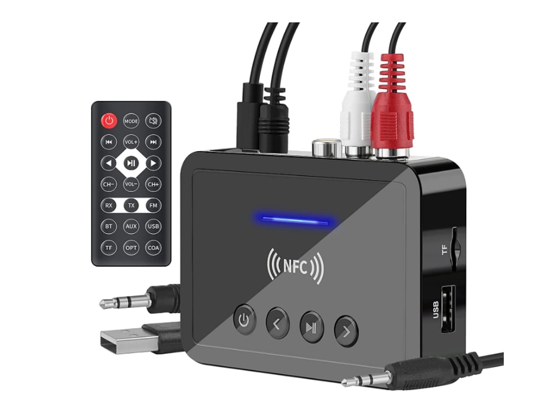Transmisor Receptor De Audio Adaptador Bluetooth Mp3 Auto Q5
