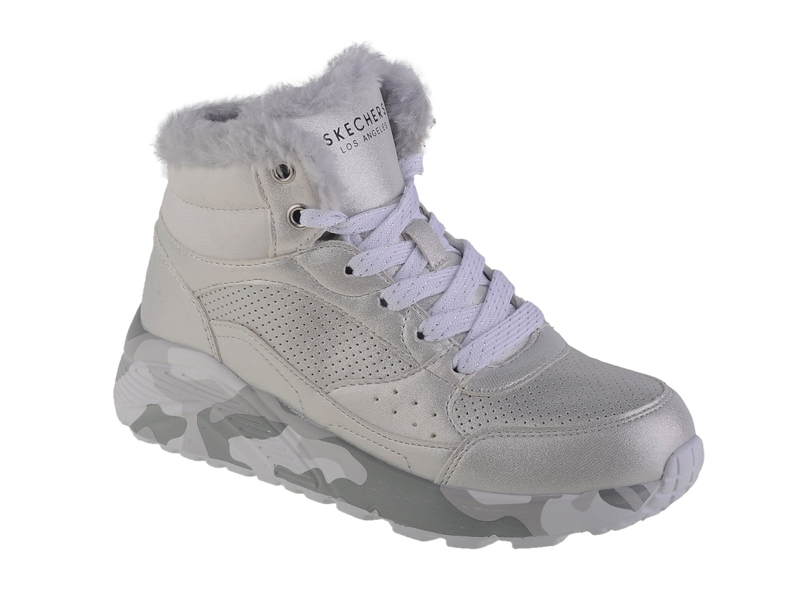 SKECHERS Uno Lite Camo Dazzle 310485L Slgy Botas para Nina Plata talla 32 EU Worten.es