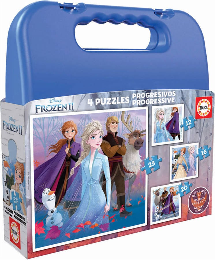 Puzzle EDUCA Educa Maleta Progresivos Frozen 2 (Edad Mínima: 3 Años - 0 Piezas)