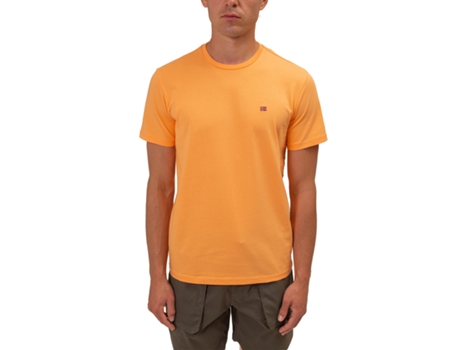 Camiseta de Hombre NAPAPIJRI Naranja (XS)