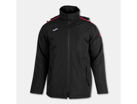 Chaqueta Cortavientos JOMA Trivor (Negro y Rojo - 11/12 Años )