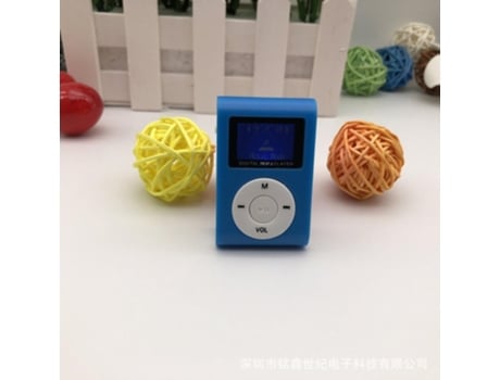 Mini reproductor de música mp3 con pantalla lcd portátil[Azul / 1,5 Gb]