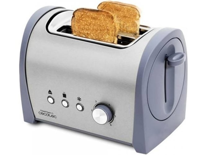 Tostadora CECOTEC Steel&Toast 2S (800 W)