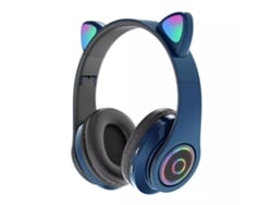 Auriculares para niños, Bluetooth 5.0, micrófono inteligente con cancelación de ruido,Azul CHRONUS