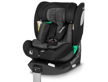 Silla de Coche I-Size LIONELO Braam Negro Carbono