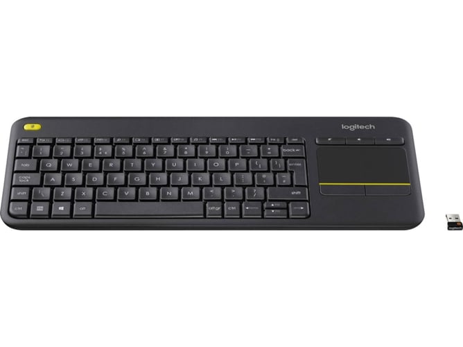 Teclado LOGITECH K400 Plus (Inalámbrico - Idioma Croata)