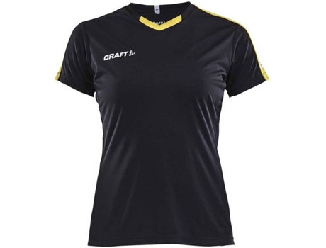 Camiseta de Mujer para Fútbol CRAFT Progress Contrast Amarillo (L)