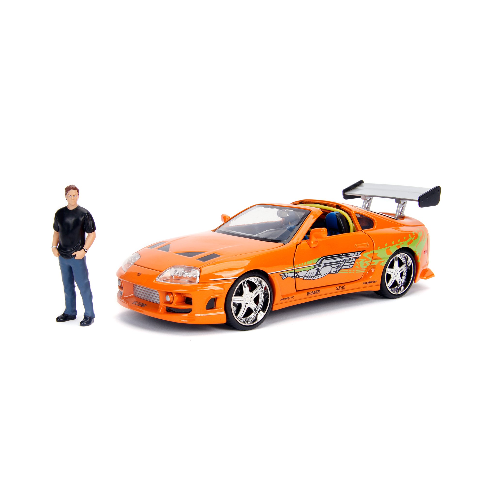 Figura de Acción JADA Fast&Furious Supra y figura Brian (Edad Minima: 8)