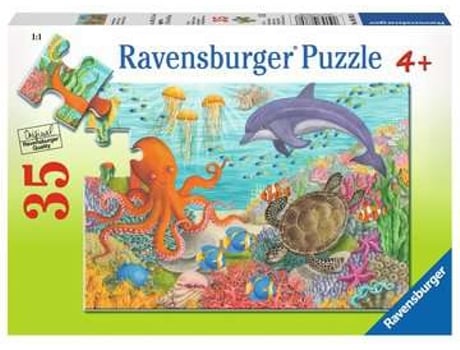 Puzzle RAVENSBURGER Ocean Friends rompecabezas 35 pieza(s) Dibujos